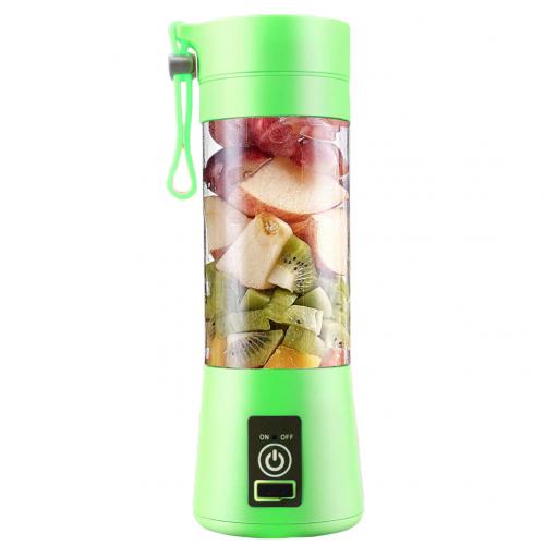 4 Blades Portable Blender Electric Blender USB Rechargeable 500ml Juicer Cup Extractor Fruit Smoothie Maker Cup Bottle and Cover