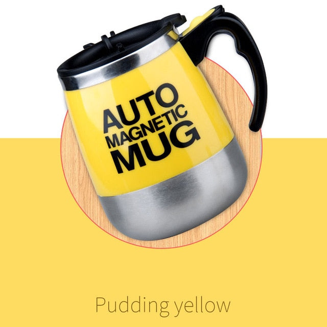 New Automatic Self Stirring Magnetic Mug Creative 304 Stainless Steel Coffee Milk Mixing Cup Blender Smart Mixer Thermal Cup
