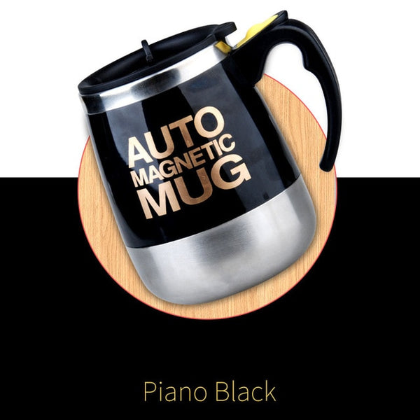 New Automatic Self Stirring Magnetic Mug Creative 304 Stainless Steel Coffee Milk Mixing Cup Blender Smart Mixer Thermal Cup