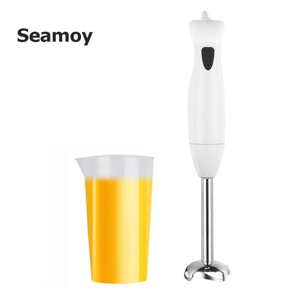 Seamoy Hand Blender 4 in 1 Portable immersion Blender for Kitchen Food Processor stick with Chopper Whisk Electric Juicer Mixer